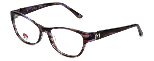 Silver Dollar Designer Eyeglasses Café 3201 in Brown Lilac 53mm :: Rx Bi-Focal