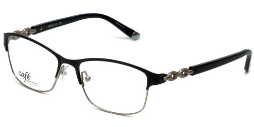 Silver Dollar Designer Eyeglasses CB1013 in Tuxedo 52mm :: Rx Bi-Focal