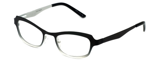 Cinzia Designer Eyeglasses Hey Doll C1 in Black White 46mm :: Custom Left & Right Lens