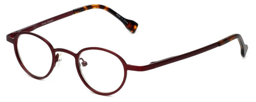 Cinzia Designer Eyeglasses Editorial 03 in Red 39mm :: Progressive