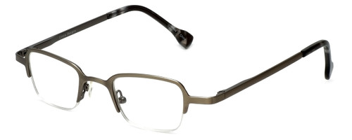 Cinzia Designer Eyeglasses Fine Print 02 in Gunmetal 44mm :: Progressive