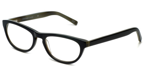 Cinzia Designer Eyeglasses Libertine C1 in Black 50mm :: Rx Bi Focal