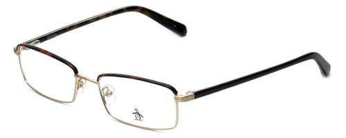 Original Penguin Designer Eyeglasses The Granger in Gold 53mm :: Custom Left & Right Lens