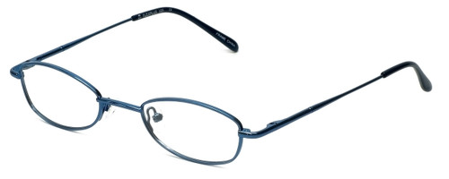 FlexPlus Collection Designer Eyeglasses Model 105 in Blue 45mm :: Custom Left & Right Lens