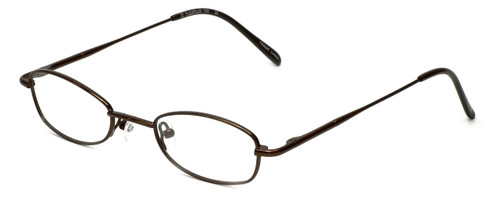 FlexPlus Collection Designer Eyeglasses Model 105 in Brown 45mm :: Custom Left & Right Lens