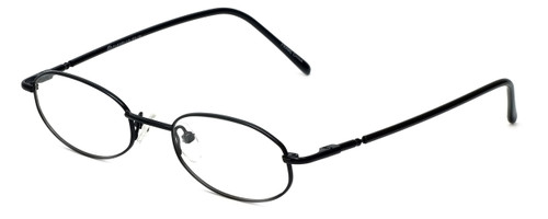 FlexPlus Collection Designer Eyeglasses Model 89 in Black 46mm :: Rx Single Vision