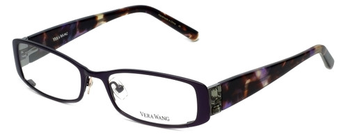 Vera Wang Designer Eyeglasses V075 in Plum 51mm :: Custom Left & Right Lens