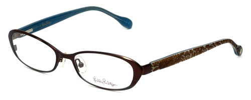 Lilly Pulitzer Designer Eyeglasses Callahan in Brown 50mm :: Custom Left & Right Lens