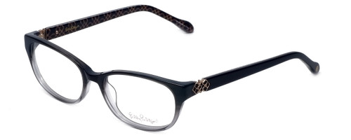 Lilly Pulitzer Designer Eyeglasses Sloane in Black 52mm :: Custom Left & Right Lens