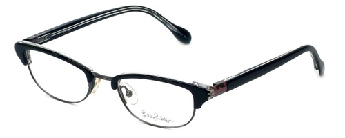 Lilly Pulitzer Designer Eyeglasses Franco in Black 49mm :: Rx Single Vision