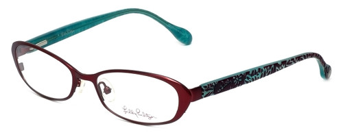 Lilly Pulitzer Designer Eyeglasses Callahan in Burgundy 50mm :: Progressive