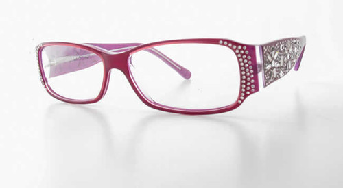 Assoluto D12 Designer Eyeglasses in Pink :: Custom Left & Right Lens