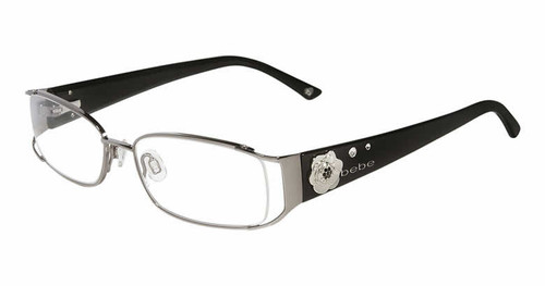 Bebe Designer Eyeglasses 5035 in Gun :: Custom Left & Right Lens