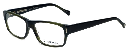 Lucky Brand Designer Eyeglasses Cliff in Olive-Horn 54mm :: Rx Single Vision