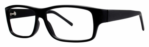 Calabria Soho 1002 Matte Black Designer Eyeglasses :: Custom Left & Right Lens
