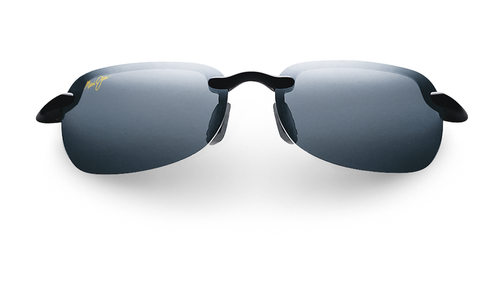 Maui Jim SANDY BEACH Gloss Black & Neutral Grey Polarized Sunglasses