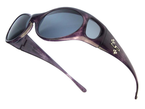 Jonathan Paul Fitovers Eyewear Small Aurora in Purple-Haze & Gray AR007S