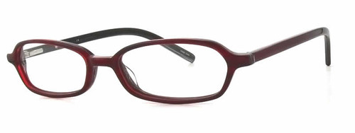 Calabria Viv 721 Red Black Designer Eyeglasses :: Custom Left & Right Lens