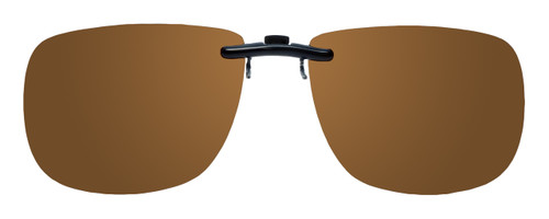 Montana Eyewear Clip-On Sunglasses C12B in Polarized Amber 54mm