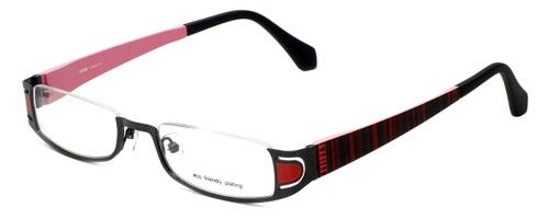 Eyefunc Designer Eyeglasses 327-69 in Red Glitter 50mm :: Custom Left & Right Lens