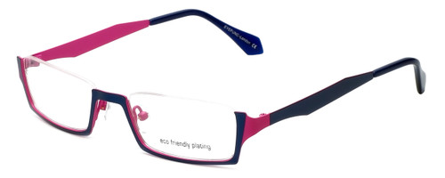 Eyefunc Designer Eyeglasses 530-90 in Blue & Pink 50mm :: Custom Left & Right Lens