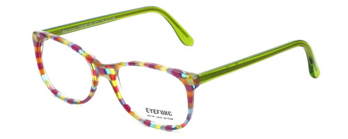 Eyefunc Designer Eyeglasses 8072-72B in Multi Green 49mm :: Progressive