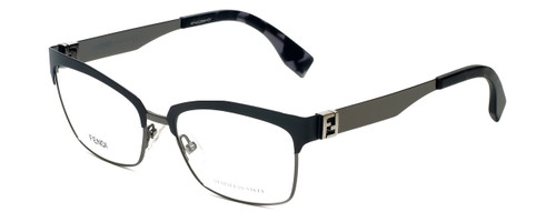 Fendi Designer Eyeglasses FF0052-MNS in Dark Ruthenium 53mm :: Custom Left & Right Lens
