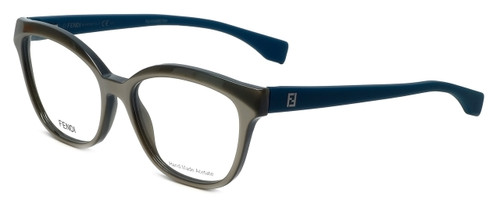 Fendi Designer Eyeglasses FF0044-MHP in Grey Teal 54mm :: Progressive