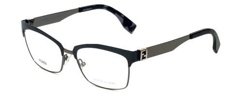 Fendi Designer Eyeglasses FF0052-MNS in Dark Ruthenium 53mm :: Progressive