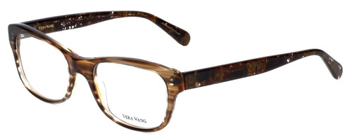 Vera Wang Designer Eyeglasses V339 in Nude-Horn 51mm :: Custom Left & Right Lens