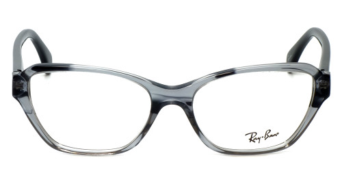 Ray-Ban Designer Eyeglasses RB5341-5571 in Black-Fade 53mm :: Progressive