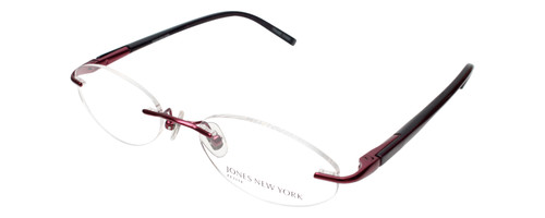 Jones NY Designer Eyeglasses J133 in Burgundy :: Custom Left & Right Lens