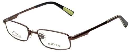 Orvis Designer Eyeglasses Flight in Brown-Green 50mm :: Custom Left & Right Lens