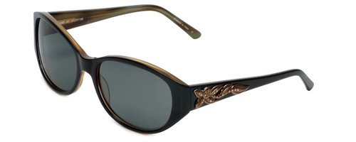 Judith Leiber Designer Sunglasses JL5002-01 in Onyx in G15 Lens