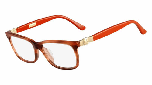 Salvatore Ferragamo Designer Eyeglass Collection SF2623 in Striped Brown :: Custom Left & Right Lens