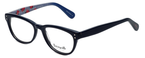 Betsey Johnson Designer Eyeglasses Betseyville BV114-05 in Rose-Blue 52mm :: Rx Single Vision