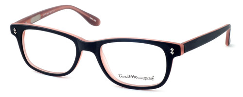 Ernest Hemingway Designer Eyeglasses H4617 (Small Size) in Matte-Black-Pink 48mm :: Rx Bi-Focal