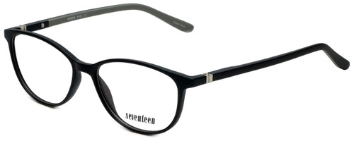 Seventeen Designer Eyeglasses SV5404-MBK in Matte Black/Grey 51mm :: Rx Single Vision