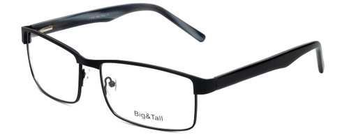 Big and Tall Designer Eyeglasses Big-And-Tall-15-Matte-Black in Matte Black 60mm :: Custom Left & Right Lens