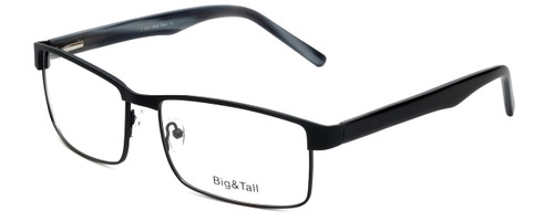 Big and Tall Designer Eyeglasses Big-And-Tall-15-Matte-Black in Matte Black 60mm :: Progressive