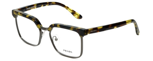 Prada Designer Reading Glasses VPR15S-UBL1O1 in Yellow Havana 52mm