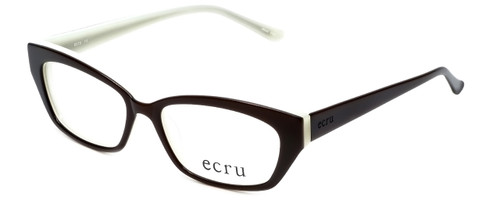 Ecru Designer Reading Glasses Bowie-002 in Brown 50mm