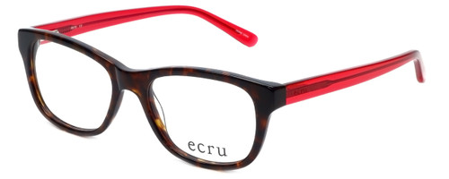 Ecru Designer Eyeglasses Morrison-051 in Tortoise-Red 51mm :: Rx Bi-Focal