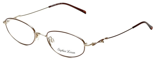Sophia Loren Designer Eyeglasses SL-M171-963 in Burgundy/Gold 50mm :: Progressive