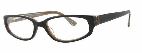 Calabria Viv 725 Black Brown Designer Eyeglasses :: Rx Single Vision