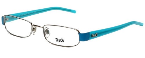 Dolce & Gabbana Designer Eyeglasses DG5004-080 in Silver Blue 50mm :: Custom Left & Right Lens
