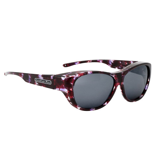 Jonathan Paul Fitovers Eyewear Extra Large Allure in Grape Demi & Gray AU004