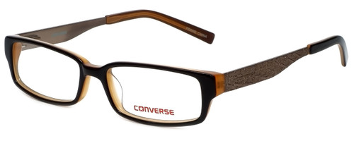 Converse Designer Eyeglasses Tell-Me-Brown in Brown 50mm :: Rx Single Vision