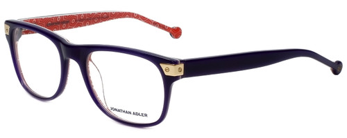 Jonathan Adler Designer Eyeglasses JA311-Purple in Purple 53mm :: Rx Bi-Focal