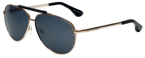 Isaac Mizrahi Designer Sunglasses IM48-60 in Gold with Grey Lens